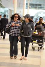 Preity Zinta snapped with mom in Mumbai on 16th June 2015